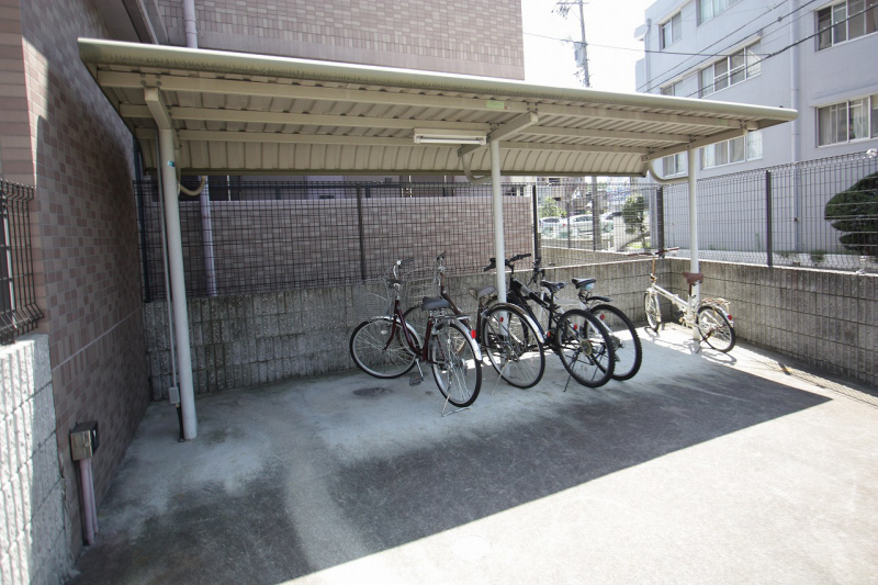 Other common areas. There is a bicycle parking lot.