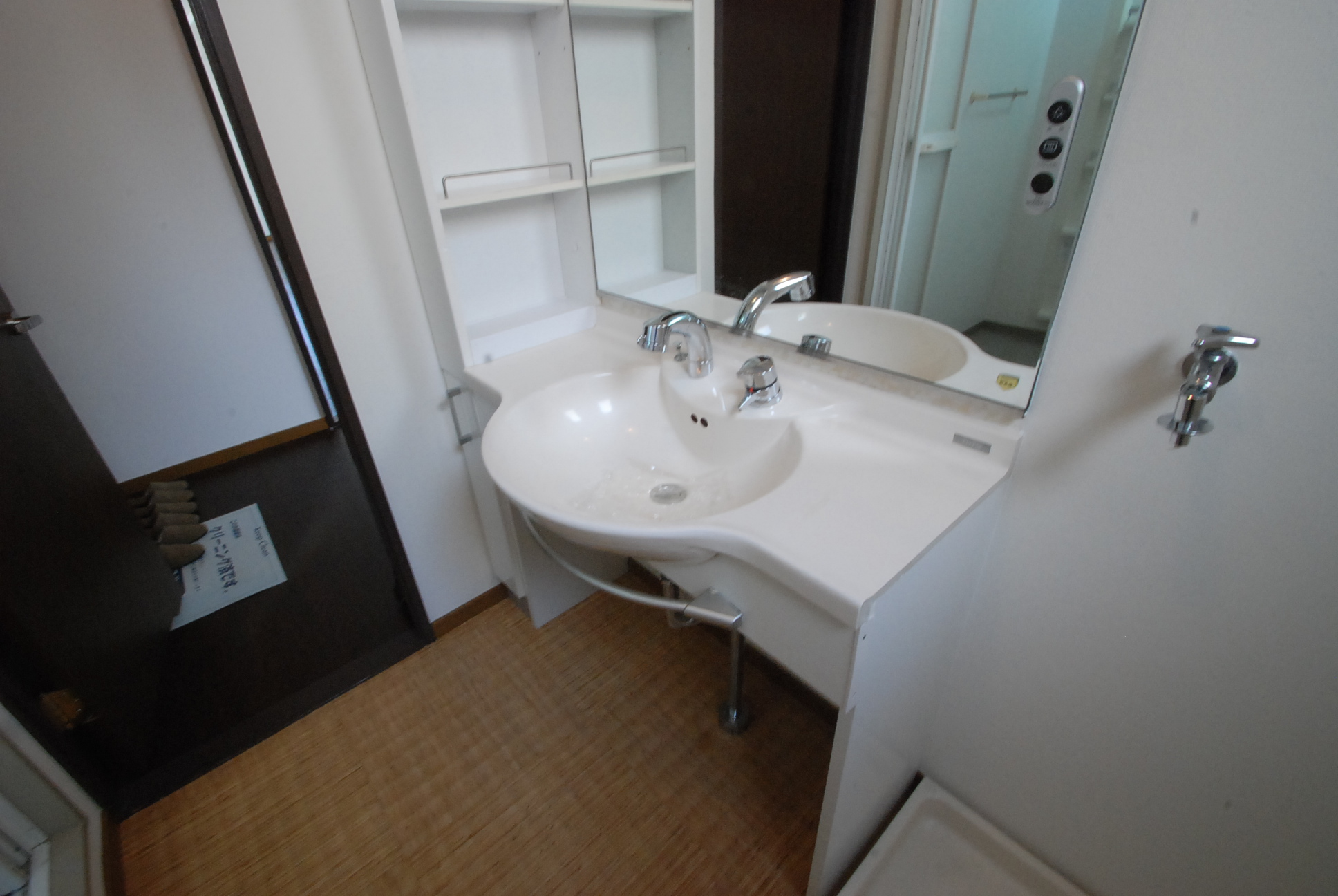 Washroom. Spacious basin