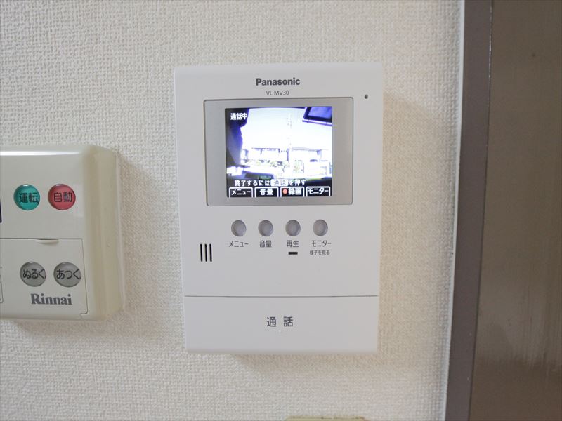 Security. Monitor with intercom