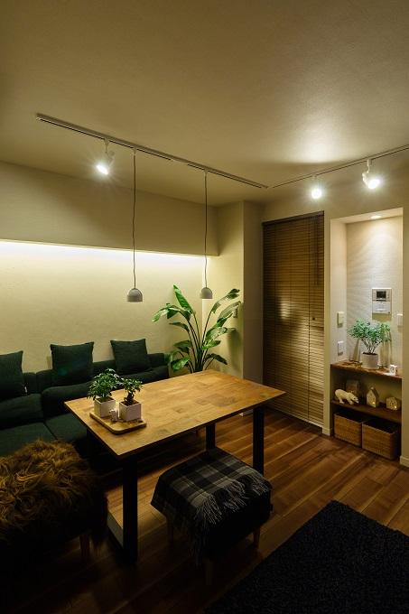 Same specifications photos (living). Indirect lighting, which was planned in the living room.  When we think about the living room of the design calm, Planning of lighting is very important.   ※ Our construction cases, Same specifications Photos