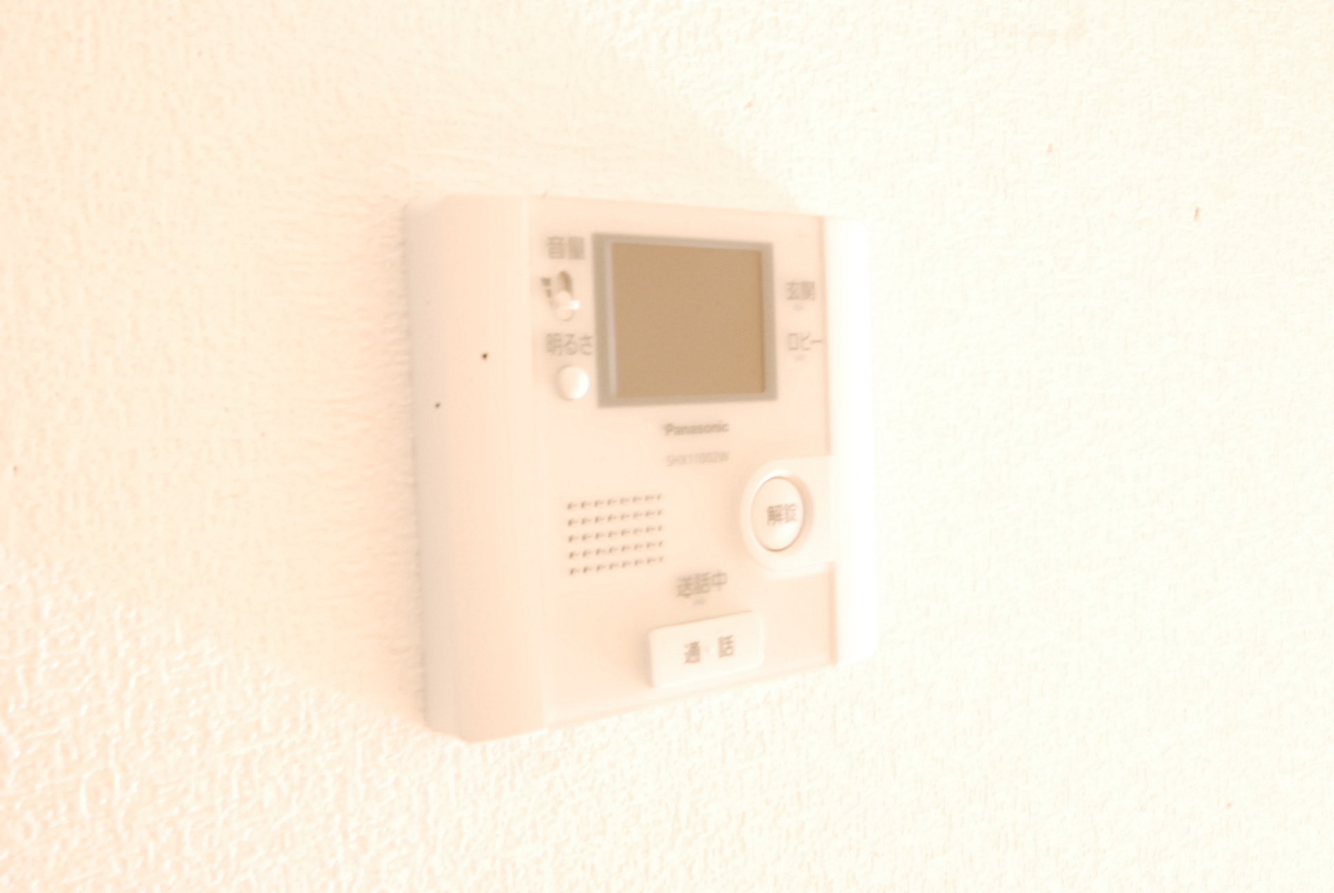 Security. Camera-equipped intercom