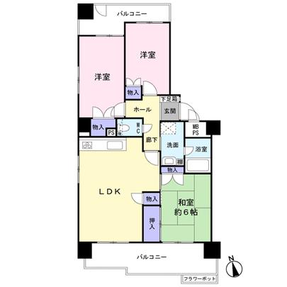 Floor plan. Nagoya, Aichi Prefecture Meito-ku Meitohontori 4-chome