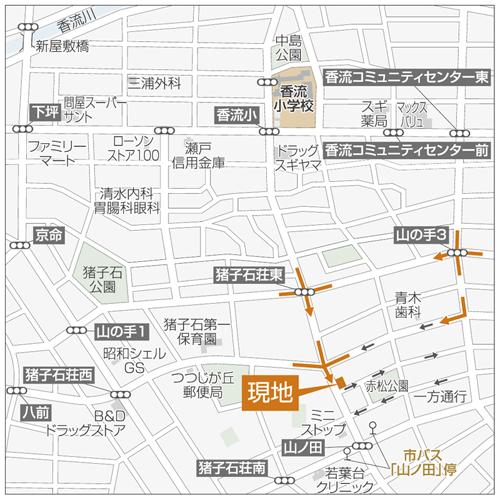 Local guide map