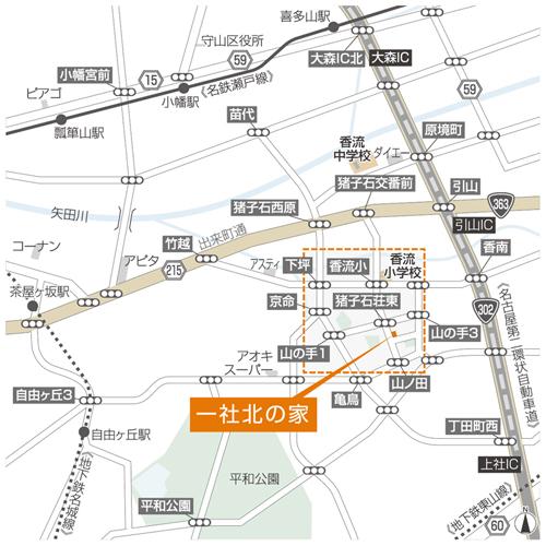 Local guide map