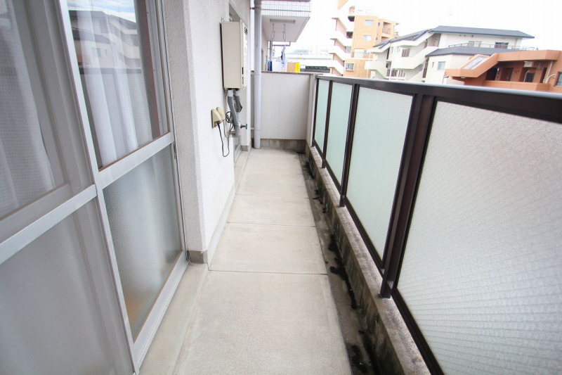 Balcony. It is a veranda with depth. 