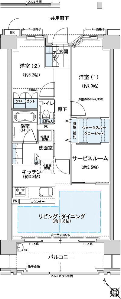 Floor: 2LDK, occupied area: 71.27 sq m, Price: TBD