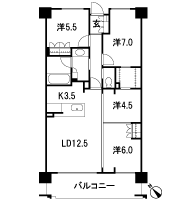 Floor: 4LDK, the area occupied: 83.4 sq m, Price: TBD