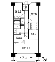 Floor: 2LDK, occupied area: 71.27 sq m, Price: TBD
