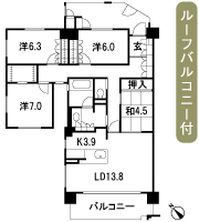 Floor: 4LDK, occupied area: 104.36 sq m, Price: TBD