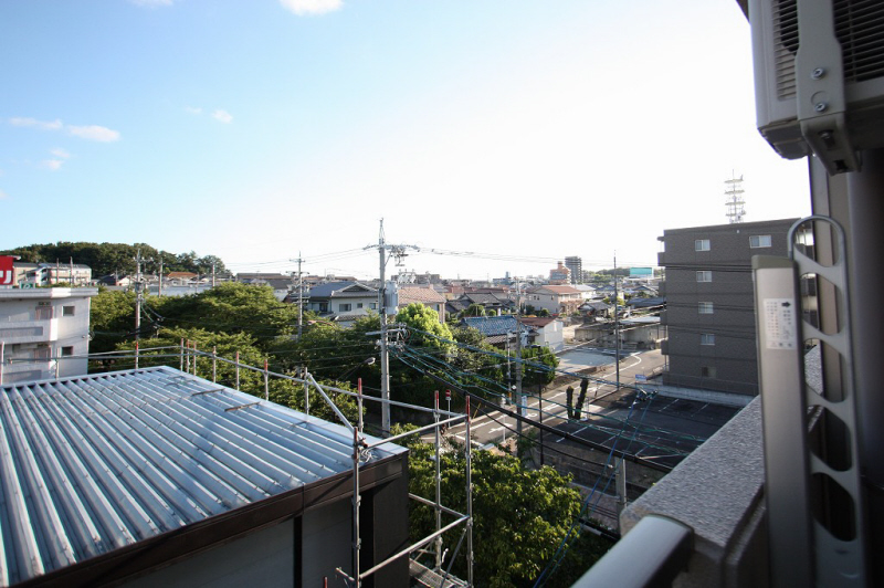 View. A view from the veranda.