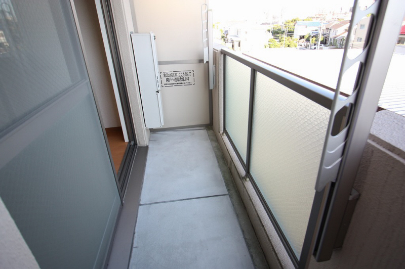 Balcony. Likely laundry is well dry.