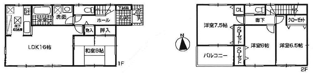 Floor plan. (No. 3 locations), Price 33,300,000 yen, 4LDK, Land area 168.15 sq m , Building area 98.82 sq m