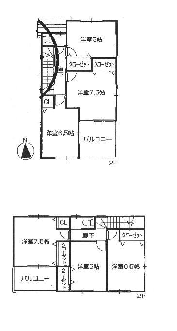 Floor plan. (3 Building), Price 33,300,000 yen, 4LDK, Land area 168.15 sq m , Building area 98.82 sq m