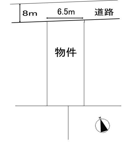 Compartment figure. Land price 19,800,000 yen, Land area 131.07 sq m site plan