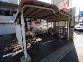 Other. Bicycle parking is with firm roof!