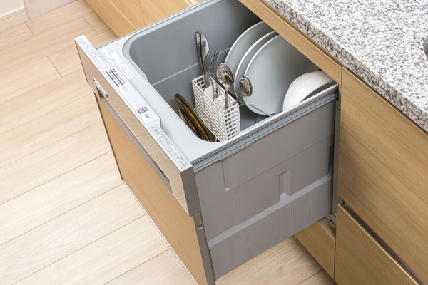 Kitchen.  [Dishwasher] Excellent water-saving and energy-saving than handwashing, Also dropped clean stubborn stains with steam and hot water powerful cleaning. Tableware is available is 35-point storage (same specifications)