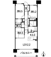 Floor: 3LD ・ K + WIC, the occupied area: 74.75 sq m, Price: 35,551,715 yen