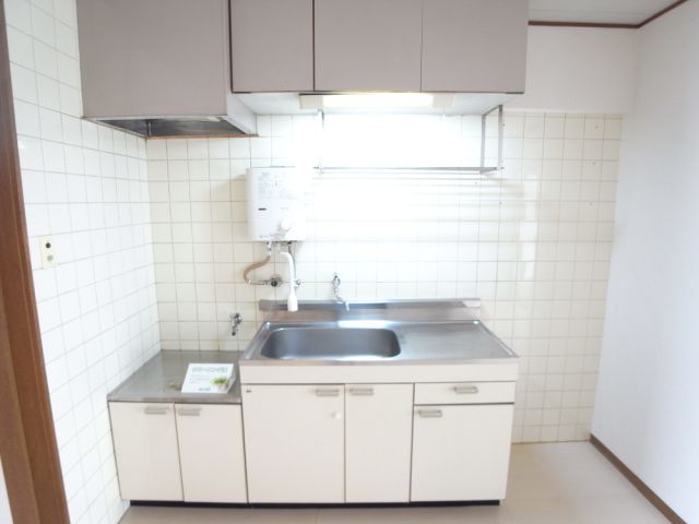 Kitchen. You can put two-burner gas stove, Moment is the water heater