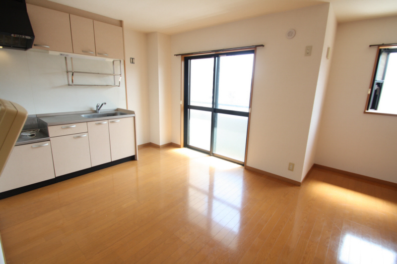 Living and room. Of clean flooring dining