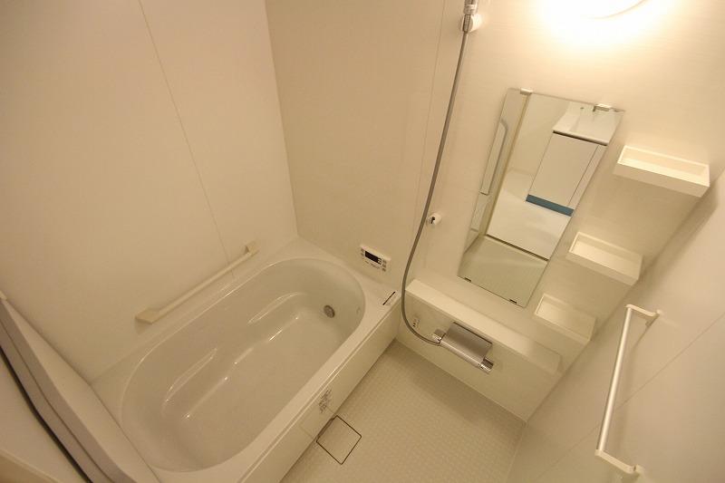 Bathroom. Unit bus in which the expansion work from a conventional size
