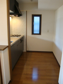 Kitchen. There is also a spacious space behind the kitchen! 