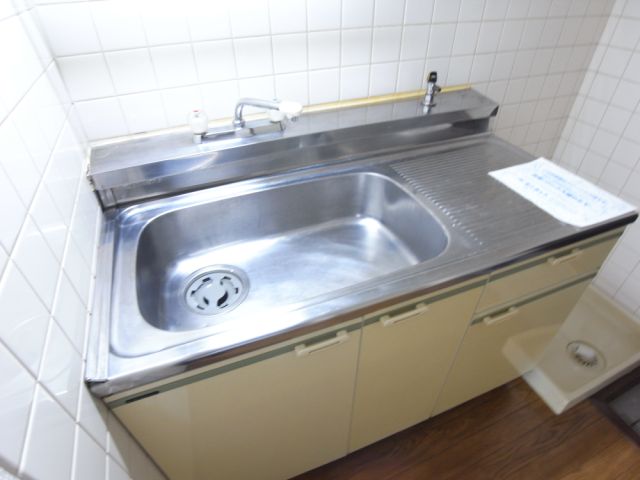 Kitchen. Large sink is easy to use.