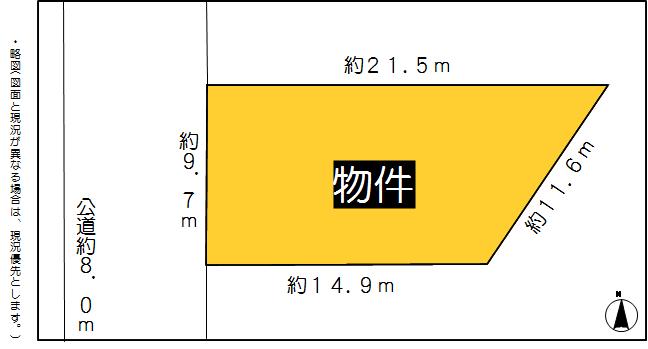 Compartment figure. Land price 35,800,000 yen, Land area 176.15 sq m