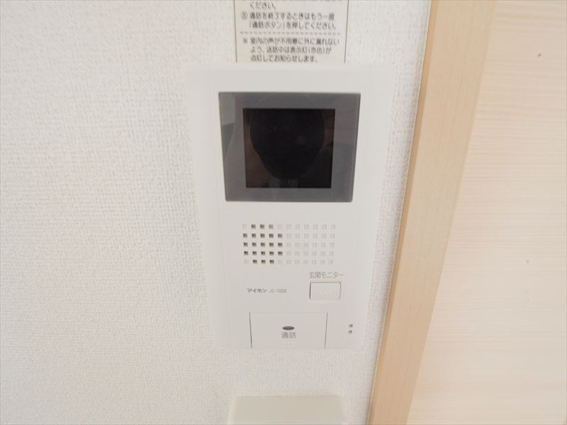 Security. Monitor with intercom