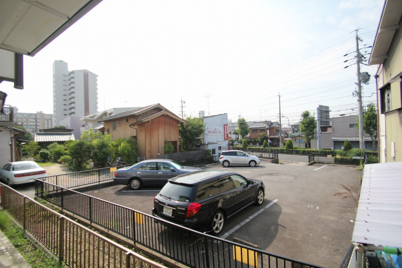 View. A view from the veranda. 