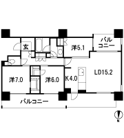 Floor: 3LDK + 2WIC, occupied area: 85.14 sq m, Price: 39,353,000 yen ・ 47,581,000 yen