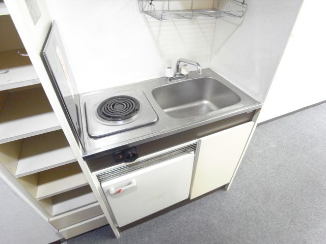 Kitchen. Mini-kitchen with electric stove