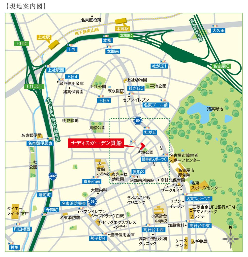 Local guide map