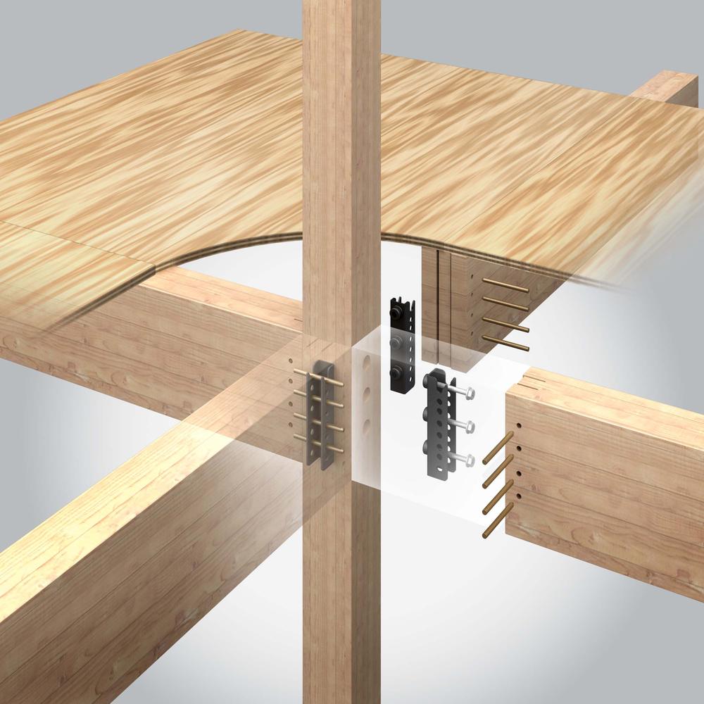 Construction ・ Construction method ・ specification. Enhance the bonding strength, Super-frame construction method to reduce the cross-section loss. Adopt a "cationic electrodeposition coating" which is excellent in corrosion resistance and rust resistance to such as joist hanger of joint. Strong to twist, To provide a high degree of earthquake resistance structure.