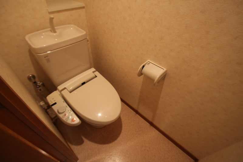 Toilet. There is also a small storage