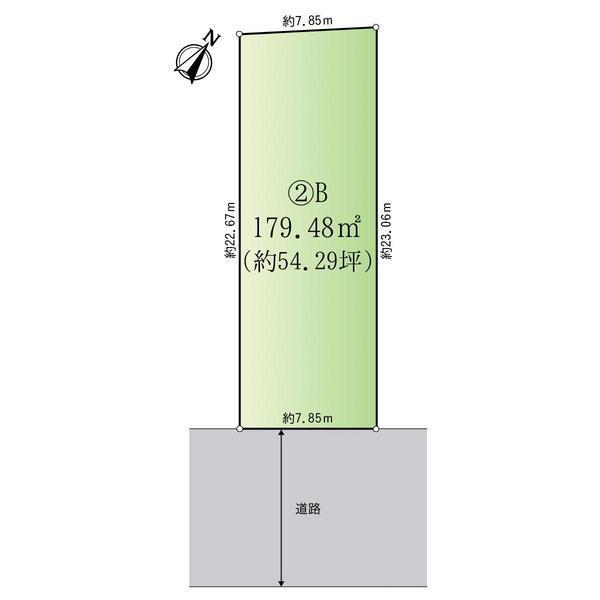 Compartment figure. Land price 34,800,000 yen, Land area 179.48 sq m