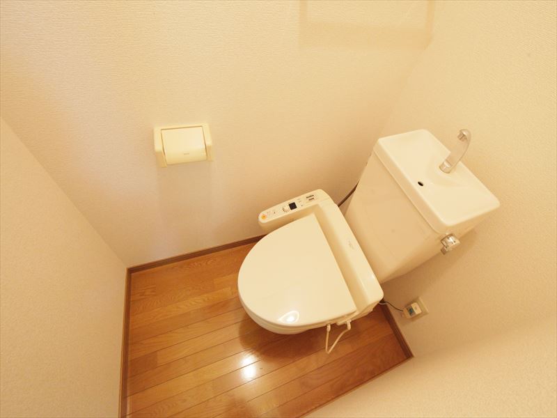 Toilet. With warm water washing toilet seat