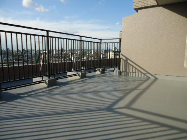 Balcony. Roof balcony (July 2013) Shooting