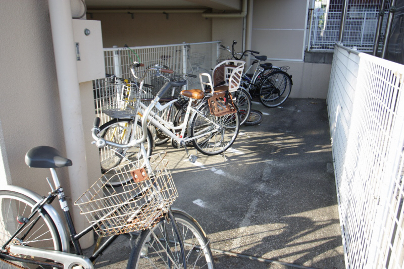 Other common areas. There is a bicycle parking lot.