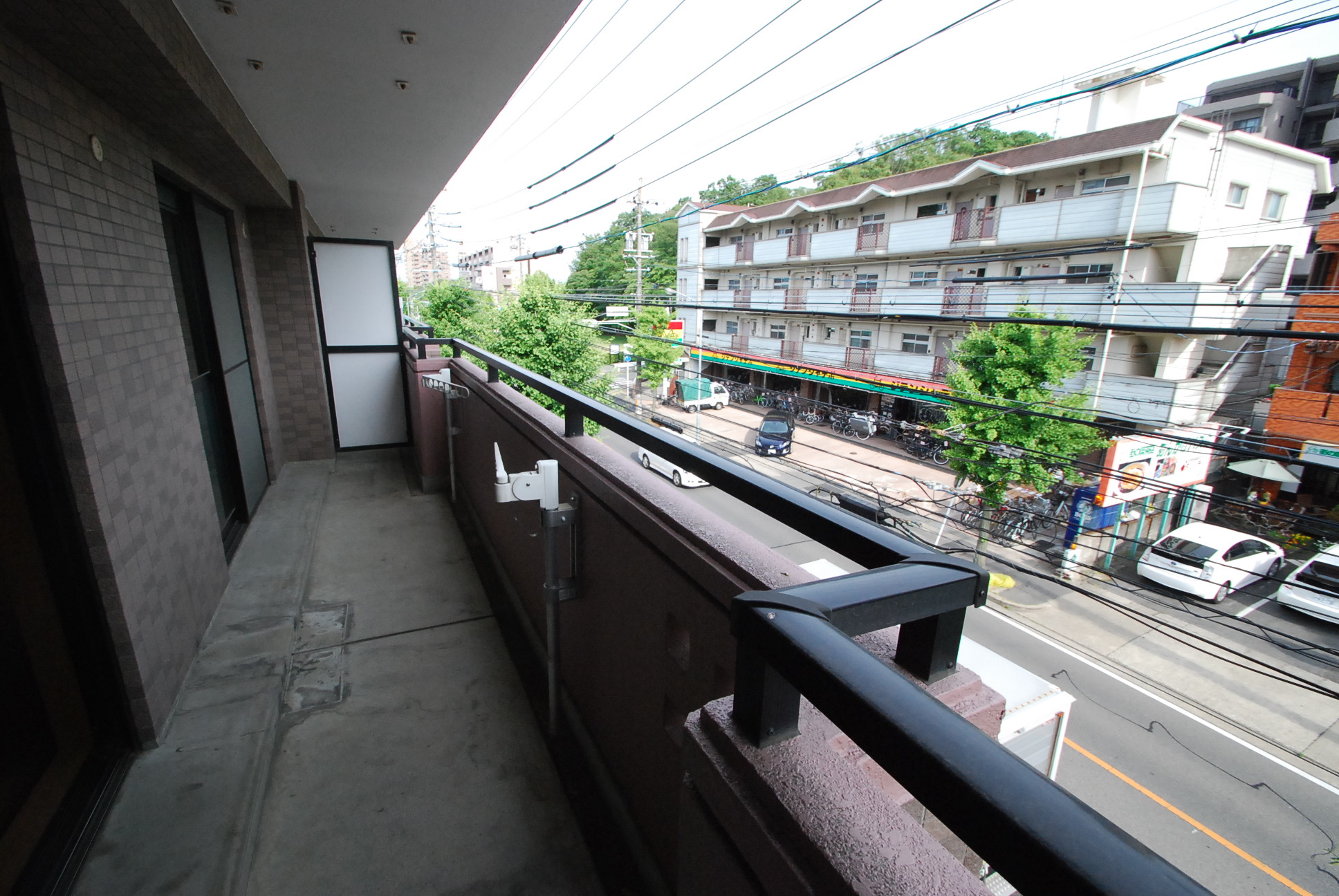 Balcony. Spacious veranda