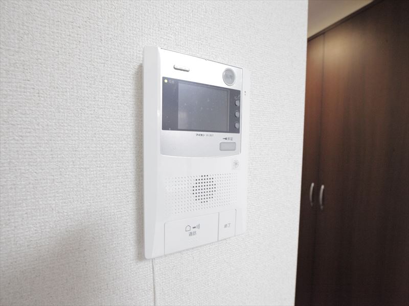 Security. Monitor with intercom