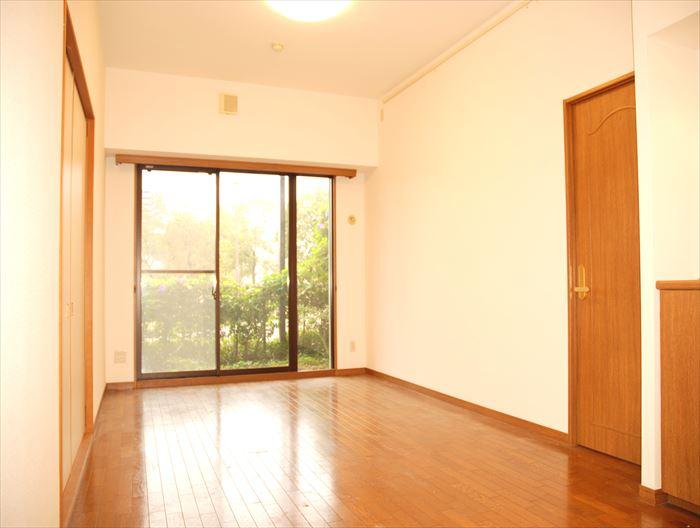 Non-living room. Because of the high ceilings, The room looks widely.