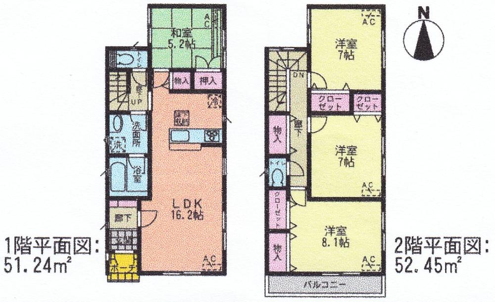 Floor plan. 29,900,000 yen, 4LDK, Land area 152.16 sq m , Building area 103.69 sq m