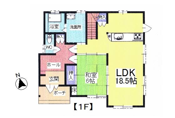 Floor plan. 43 million yen, 4LDK, Land area 189.8 sq m , Building area 113.82 sq m 1 floor plan view