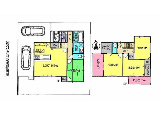 Floor plan. 37,900,000 yen, 4LDK, Land area 137.86 sq m , Building area 98.82 sq m floor plan