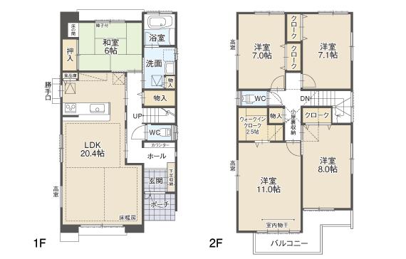 Floor plan. (B Building), Price 43 million yen, 5LDK, Land area 150 sq m , Building area 141.51 sq m