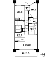 Floor: 3LDK, occupied area: 70.77 sq m, Price: 24.6 million yen