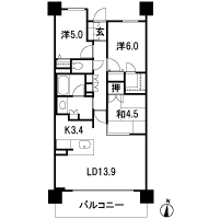 Floor: 3LDK, occupied area: 74.93 sq m, Price: 29.5 million yen