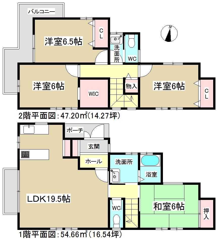 Floor plan. 29.5 million yen, 4LDK, Land area 118.09 sq m , Building area 101.86 sq m