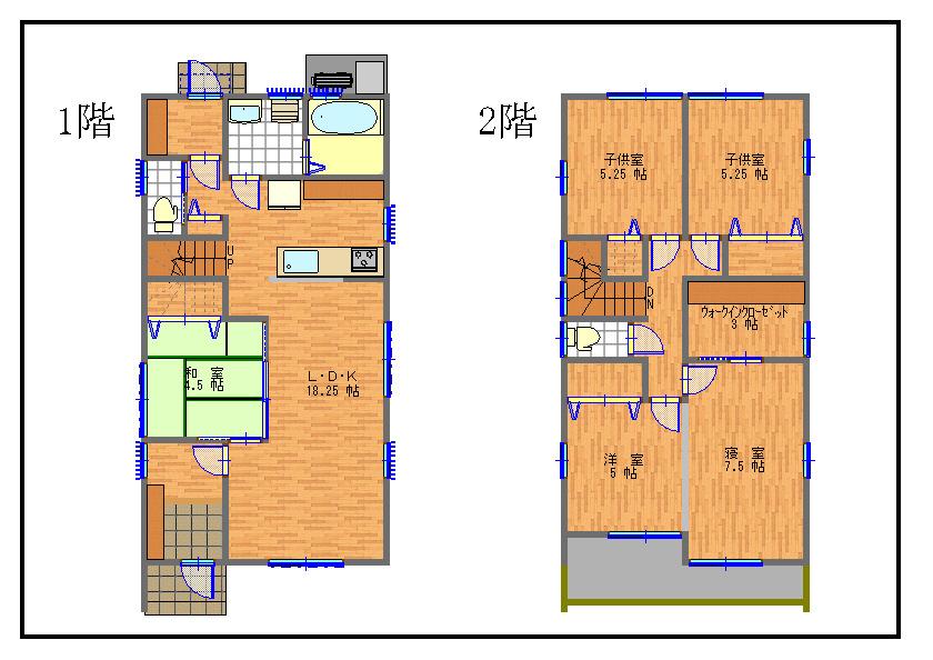 Floor plan. (D section), Price 38,700,000 yen, 5LDK, Land area 167.39 sq m , Building area 112.63 sq m