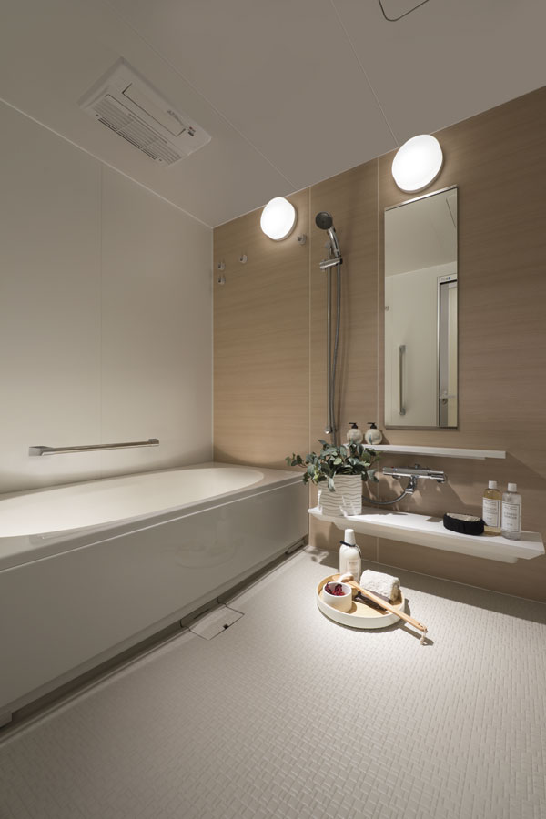 Bathing-wash room.  [Bathroom] C type model room